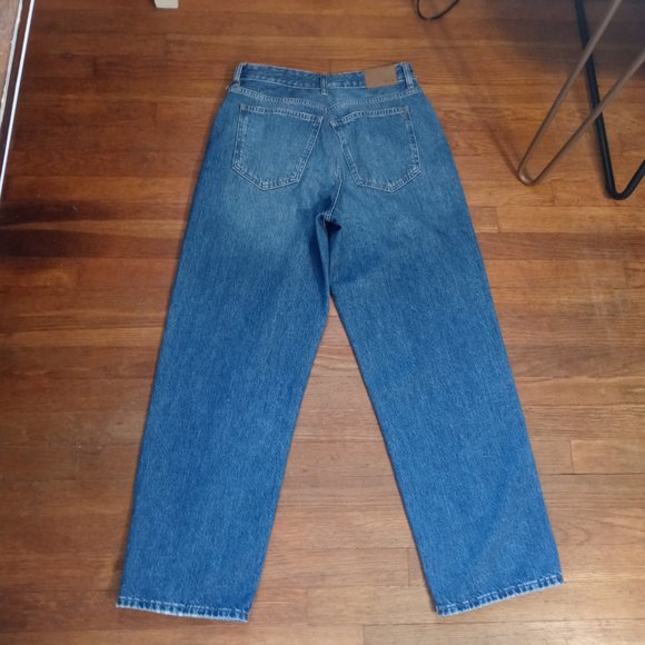MADEWELL curvy low-slung straight jeans in palmina wash (sz29) - Picture 6 of 16